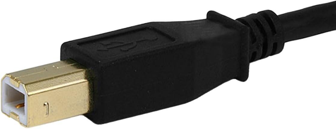 image15ft Power Cord Cable wPC Connector and 15ft USB 20 Cable Gold Plated Shielded