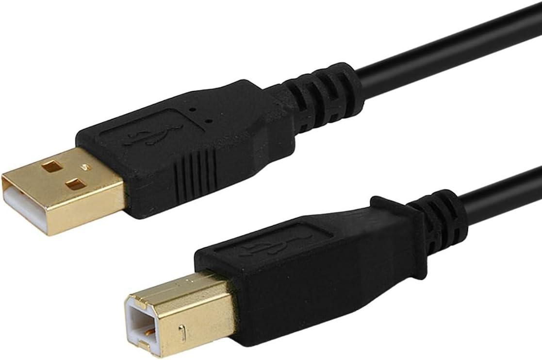 image15ft Power Cord Cable wPC Connector and 15ft USB 20 Cable Gold Plated Shielded