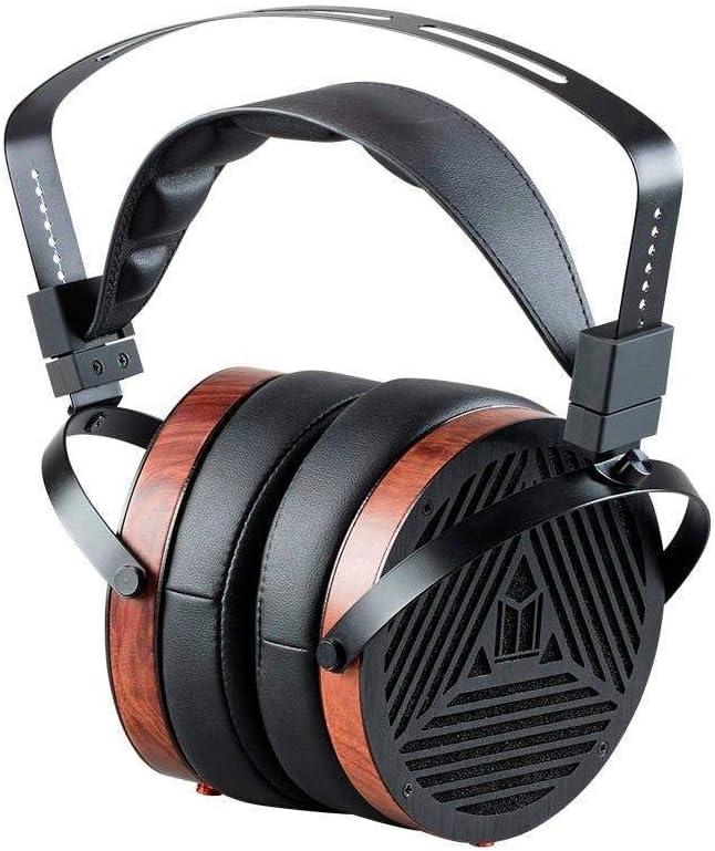 imageMonolith Over Ear Planar Magnetic Headphones With 106mm Driver 50 Ohm 10 Watt Maximum Power Handling Open Back Design Comfort Ear Pads For StudioProfessional BlackWoodMagnetic Headphones