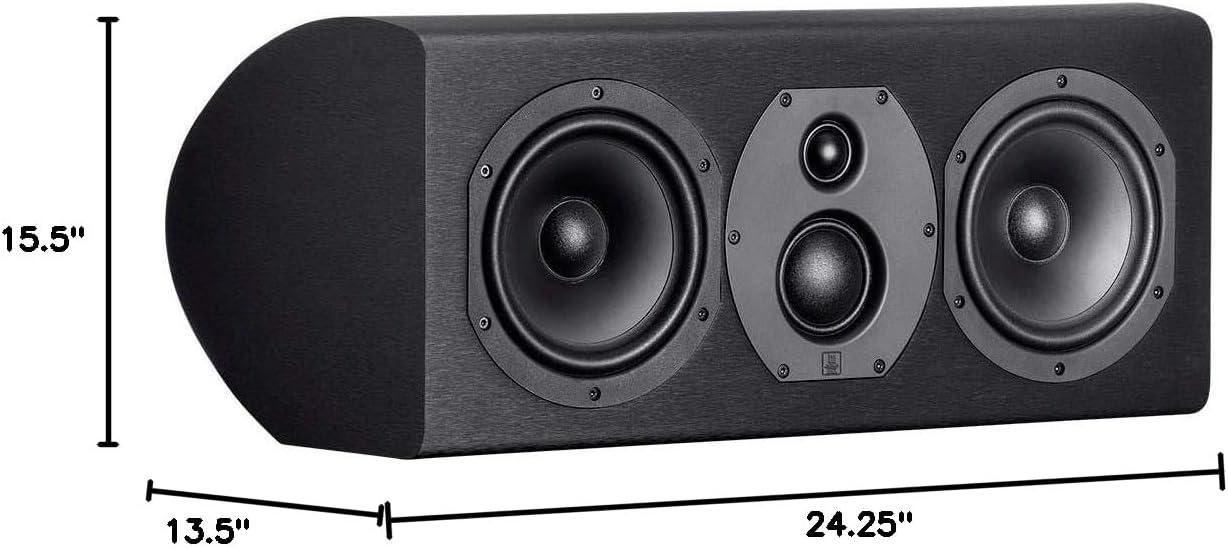 imageMonolith THX365T THX Ultra Certified Dolby Atmos Enabled MiniTower Speaker two 65quot woofers BlackSpeaker