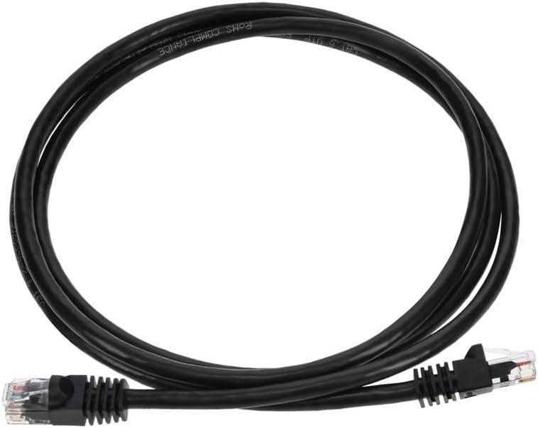 imageMonoprice 05FT 24AWG Cat6 550MHz UTP Ethernet Bare Copper Network Cable BlackBlack