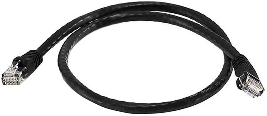 imageMonoprice 05FT 24AWG Cat6 550MHz UTP Ethernet Bare Copper Network Cable BlackBlack