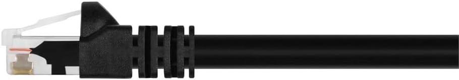 imageMonoprice 05FT 24AWG Cat6 550MHz UTP Ethernet Bare Copper Network Cable BlackBlack
