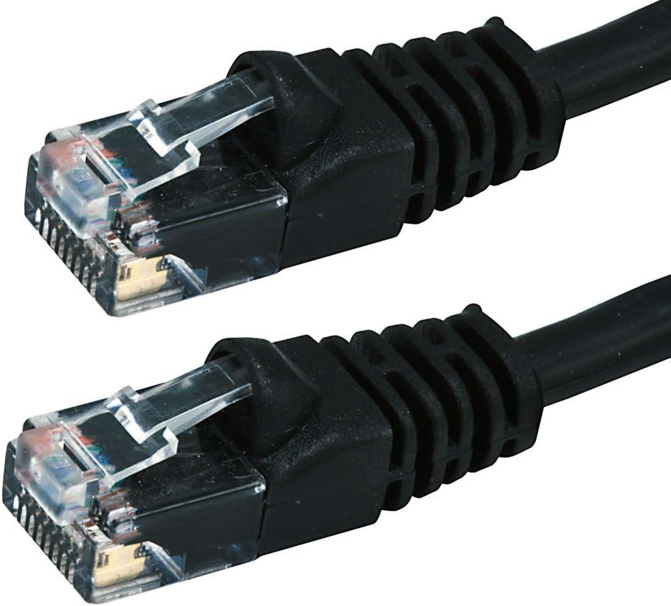 imageMonoprice 05FT 24AWG Cat6 550MHz UTP Ethernet Bare Copper Network Cable BlackBlack