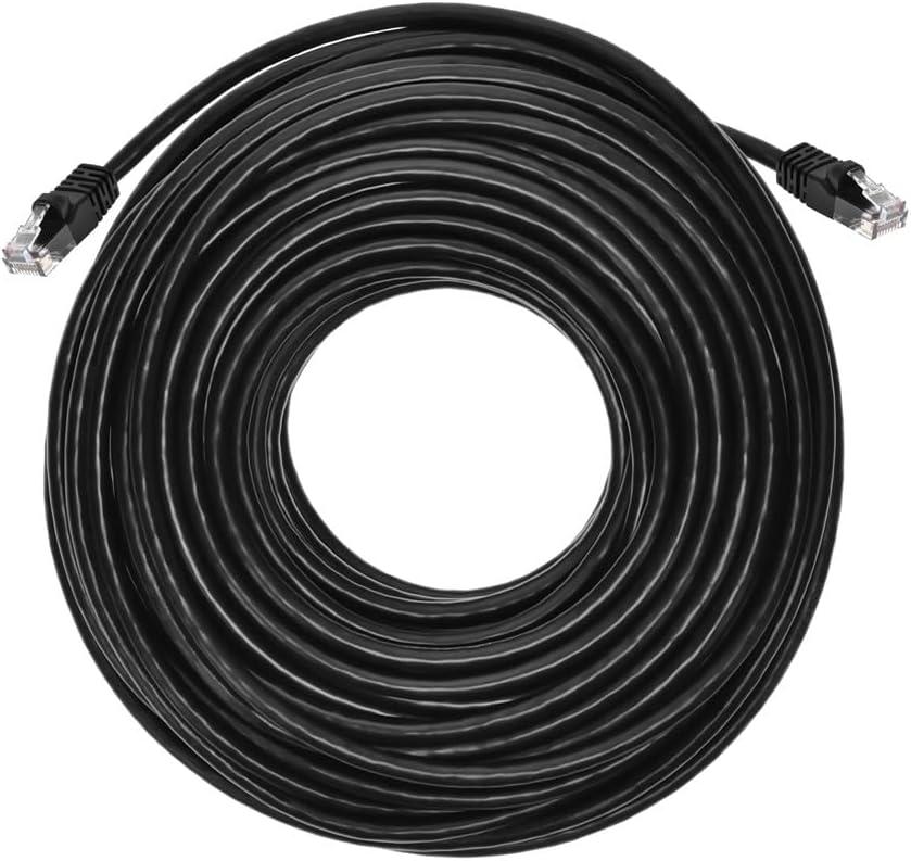 imageMonoprice 05FT 24AWG Cat6 550MHz UTP Ethernet Bare Copper Network Cable BlackBlack