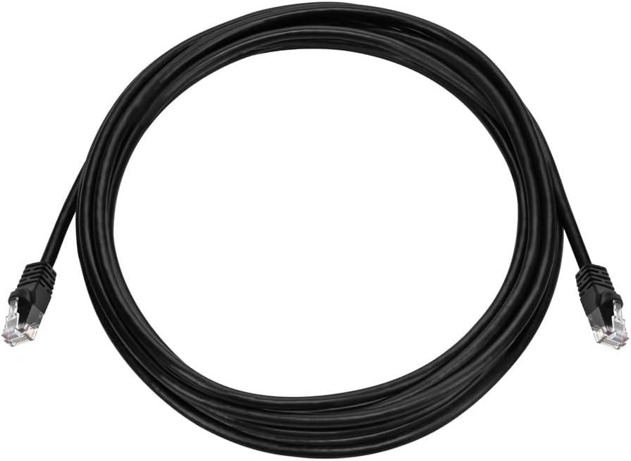 imageMonoprice 05FT 24AWG Cat6 550MHz UTP Ethernet Bare Copper Network Cable BlackBlack