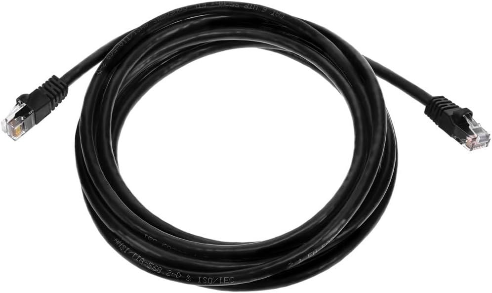 imageMonoprice 05FT 24AWG Cat6 550MHz UTP Ethernet Bare Copper Network Cable BlackBlack