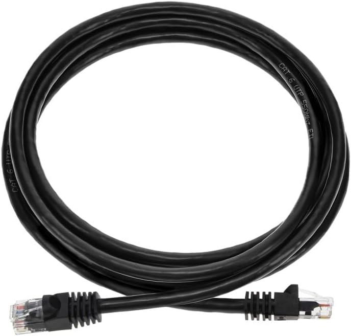 imageMonoprice 05FT 24AWG Cat6 550MHz UTP Ethernet Bare Copper Network Cable BlackBlack