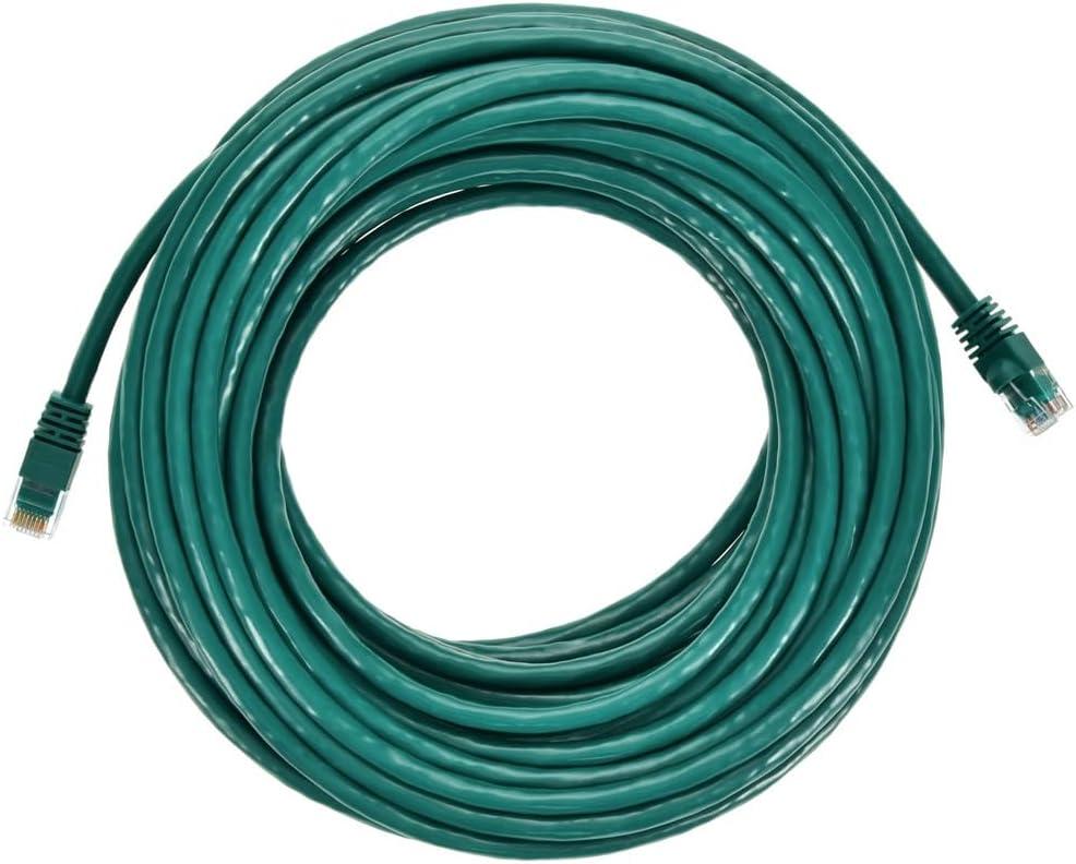 imageMonoprice 05FT 24AWG Cat6 550MHz UTP Ethernet Bare Copper Network Cable BlackGreen