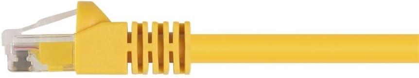 imageMonoprice 05FT 24AWG Cat6 550MHz UTP Ethernet Bare Copper Network Cable BlackYellow