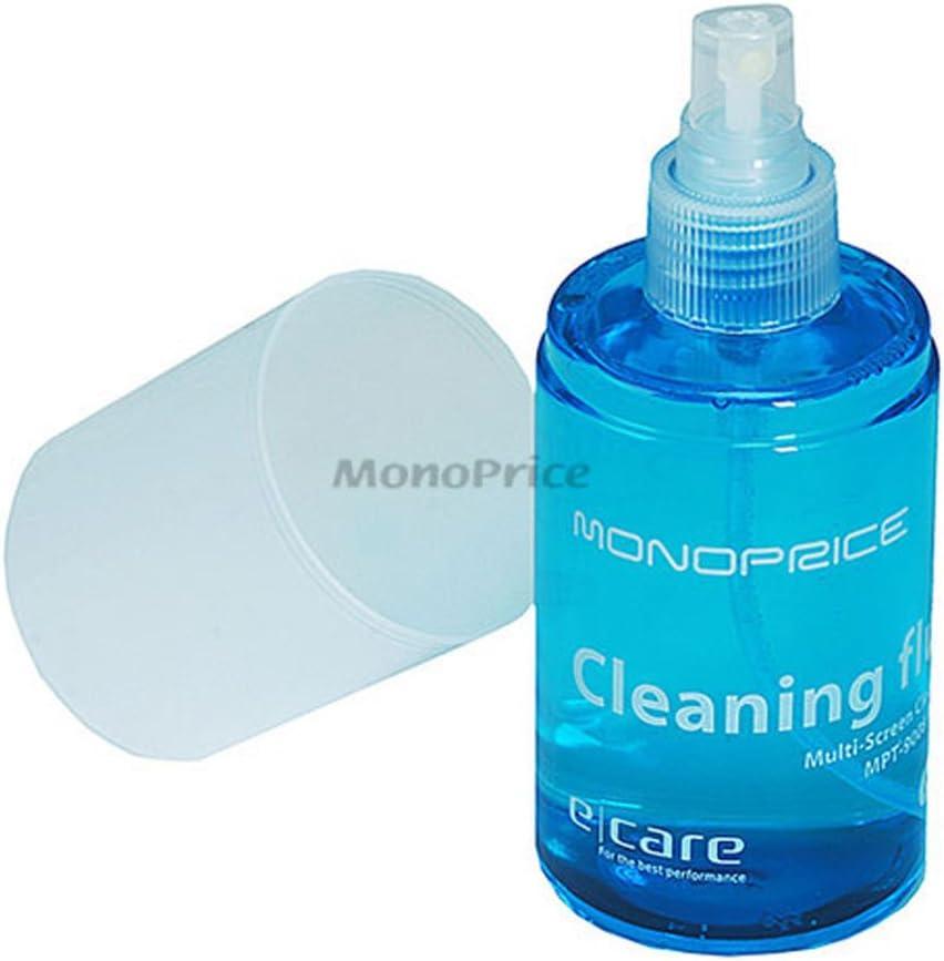 imageMonoprice 105176 Universal Screen Cleaner Large Bottle Blister Pack for LCD and Plasma TV all iPad iPhone Galaxy Tab and Smartphones200ml Blister Pack Blue200ml Large Bottle Brush