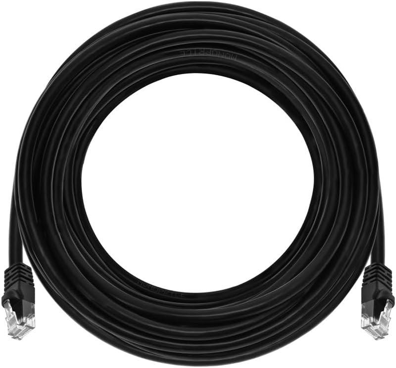 imageMonoprice 10FT 24AWG Cat5e 350MHz UTP Ethernet Bare Copper Network Cable GrayBlack