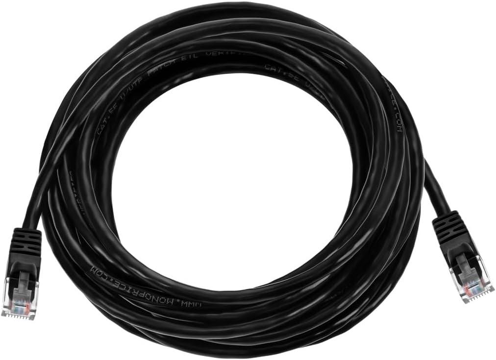 imageMonoprice 10FT 24AWG Cat5e 350MHz UTP Ethernet Bare Copper Network Cable GrayBlack