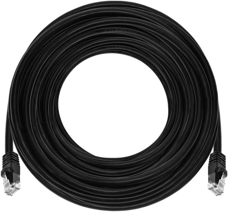 imageMonoprice 10FT 24AWG Cat5e 350MHz UTP Ethernet Bare Copper Network Cable GrayBlack