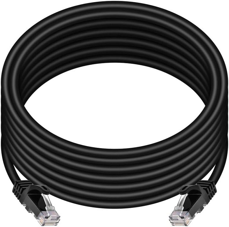 imageMonoprice 10FT 24AWG Cat5e 350MHz UTP Ethernet Bare Copper Network Cable GrayBlack