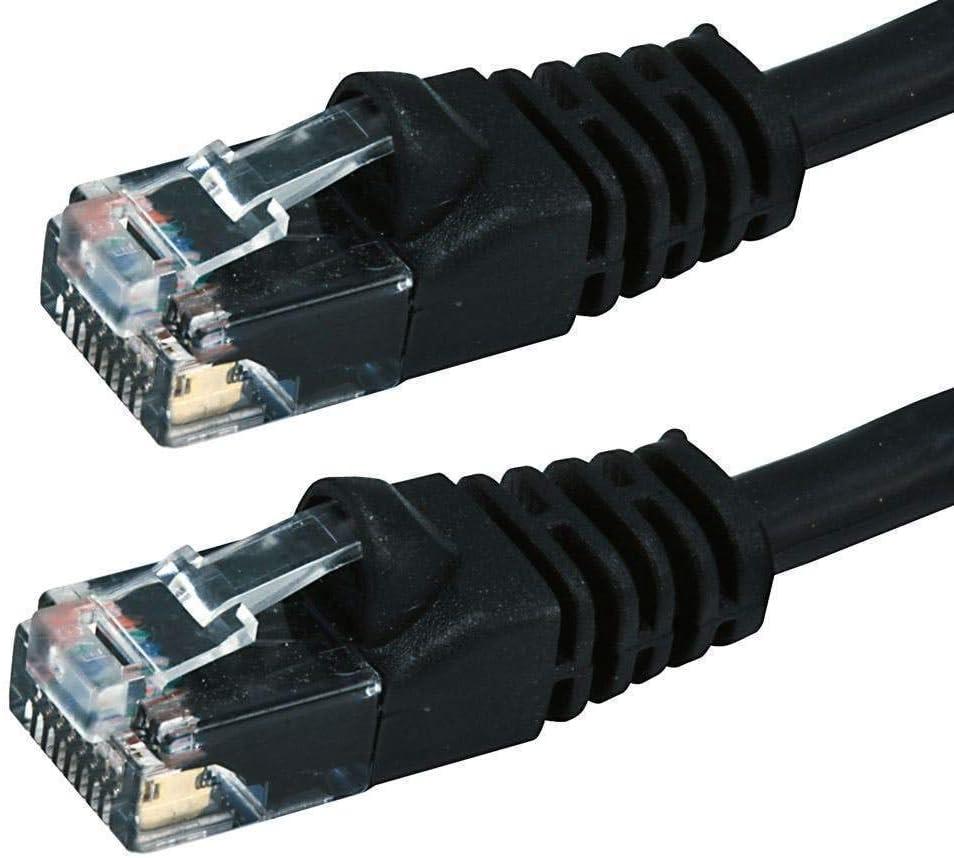 imageMonoprice 10FT 24AWG Cat5e 350MHz UTP Ethernet Bare Copper Network Cable GrayBlack