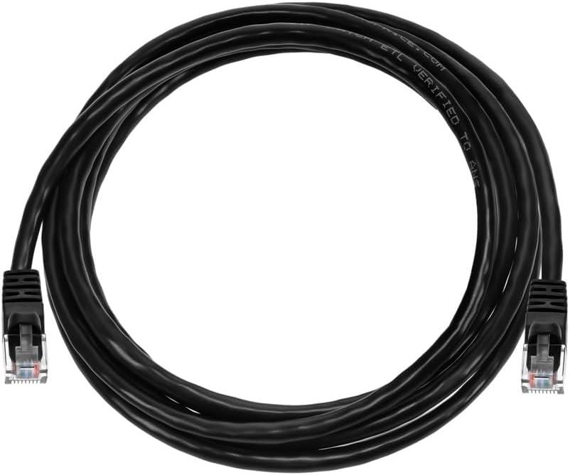 imageMonoprice 10FT 24AWG Cat5e 350MHz UTP Ethernet Bare Copper Network Cable GrayBlack