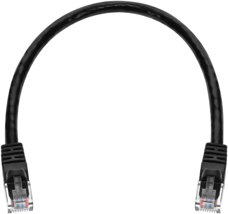 imageMonoprice 10FT 24AWG Cat5e 350MHz UTP Ethernet Bare Copper Network Cable GrayBlack