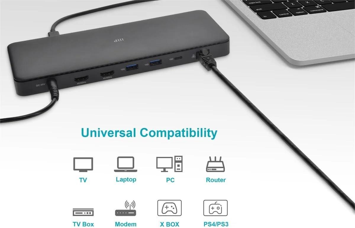 imageMonoprice 10FT 24AWG Cat5e 350MHz UTP Ethernet Bare Copper Network Cable GrayBlack