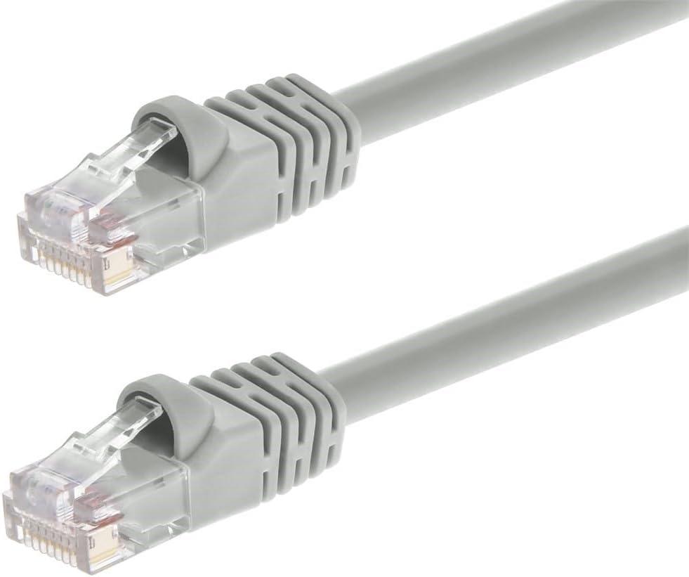 imageMonoprice 10FT 24AWG Cat5e 350MHz UTP Ethernet Bare Copper Network Cable GrayGray