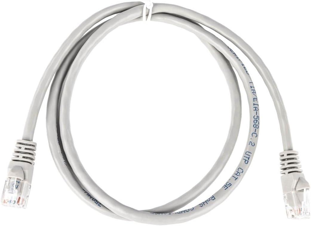 imageMonoprice 10FT 24AWG Cat5e 350MHz UTP Ethernet Bare Copper Network Cable GrayGray