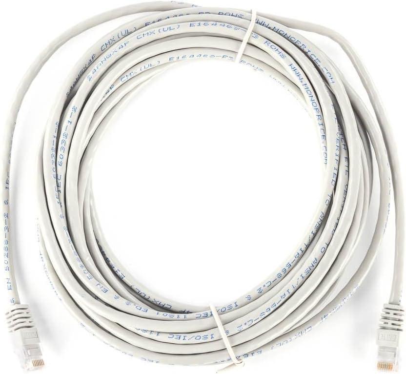 imageMonoprice 10FT 24AWG Cat5e 350MHz UTP Ethernet Bare Copper Network Cable GrayGray