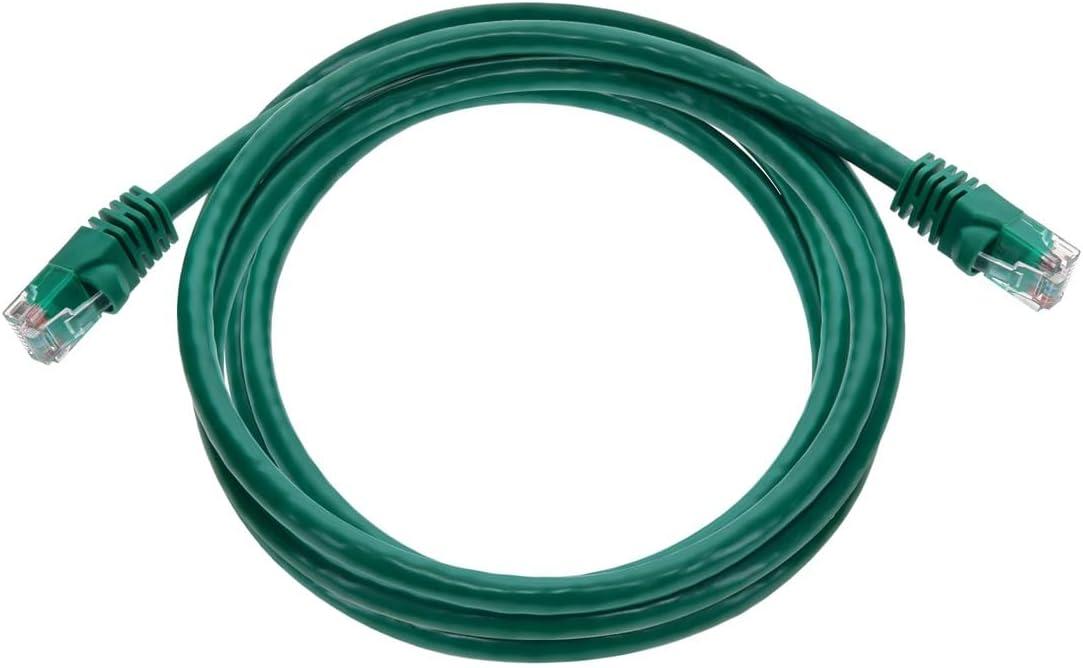 imageMonoprice 10FT 24AWG Cat5e 350MHz UTP Ethernet Bare Copper Network Cable GrayGreen