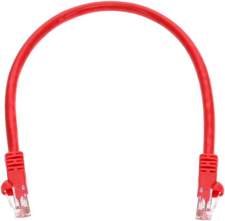 imageMonoprice 10FT 24AWG Cat5e 350MHz UTP Ethernet Bare Copper Network Cable GrayRed