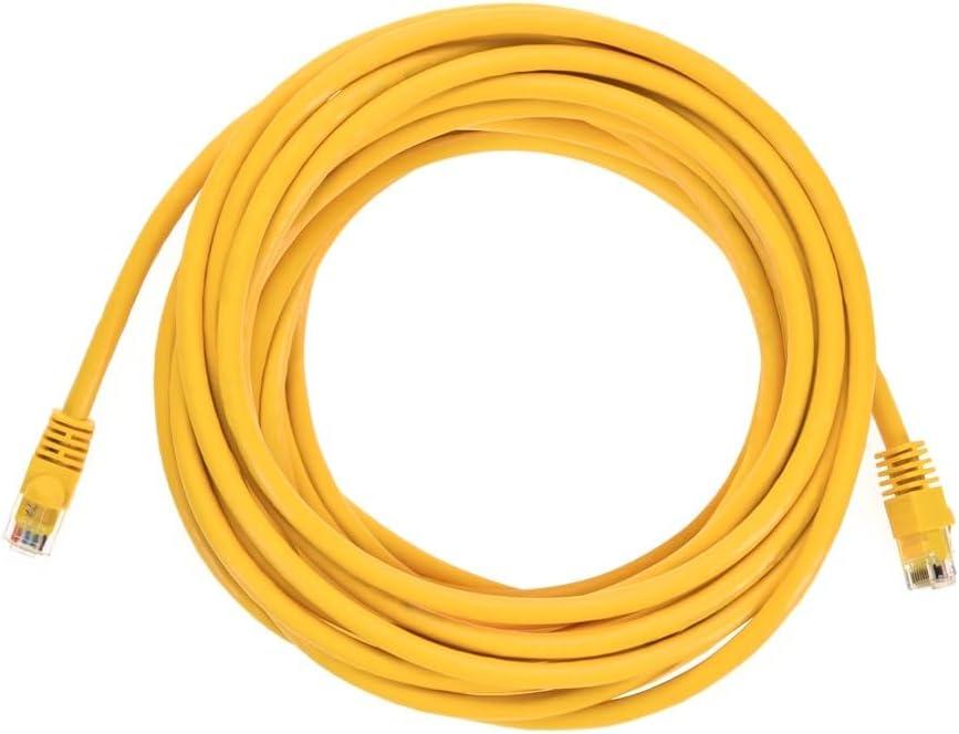 imageMonoprice 10FT 24AWG Cat5e 350MHz UTP Ethernet Bare Copper Network Cable GrayYellow