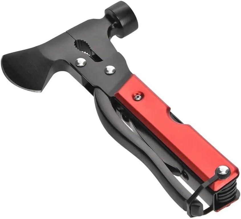 imageMonoprice 14in1 Tool Multi Functional Hammer Axe 18CM with Fabric Bag Camping Accessories Gift for Him Men Dad Boyfriend Pure Outdoor Collection