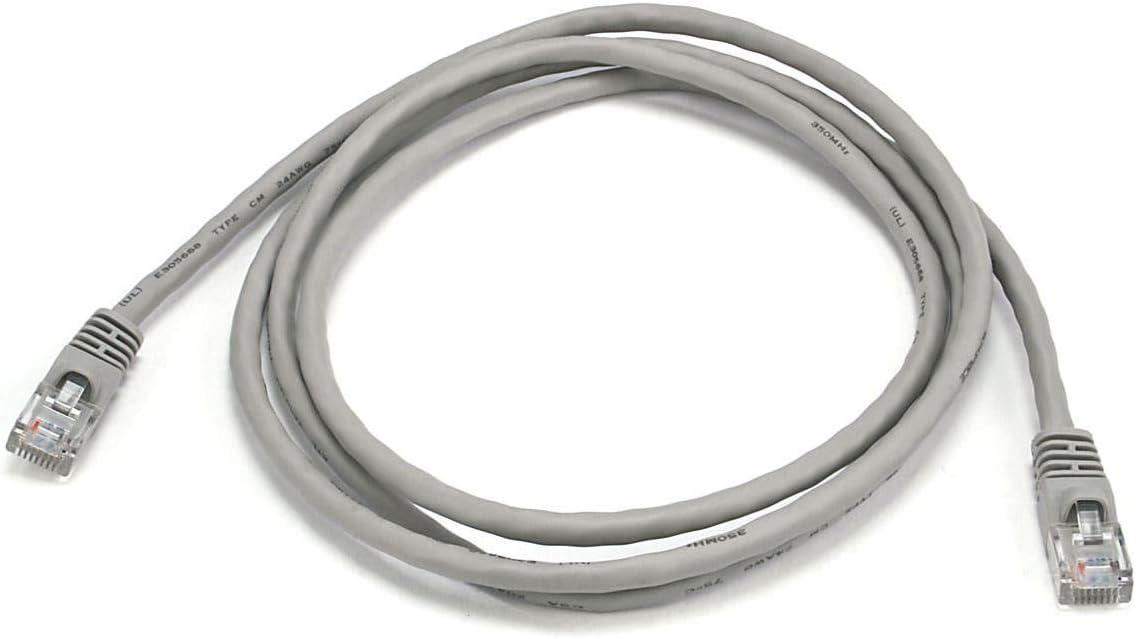 imageMonoprice 20FT 24AWG Cat5e 350MHz UTP Ethernet Bare Copper Network Cable YellowGray