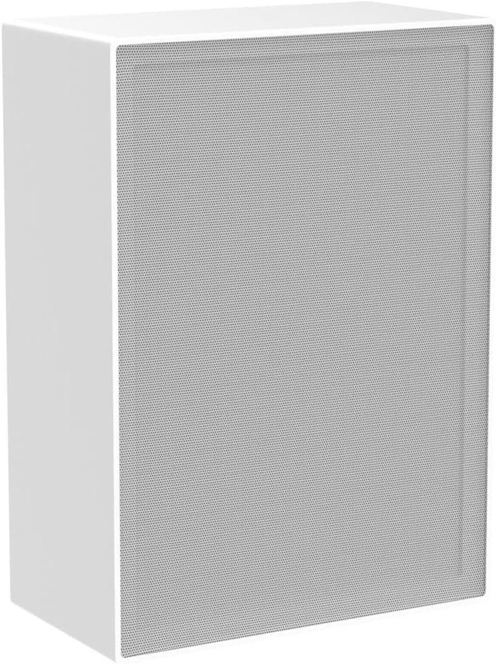 imageMonoprice 2way Carbon Fiber InWall Surround Speaker Dual 525 Inch Single VariAngled With Paintable Grille Alpha Series Black2 Way