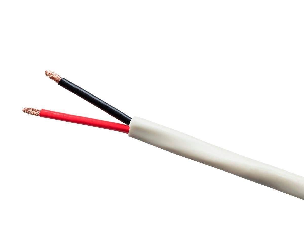 imageMonoprice 4 Conductor Speaker Wire Burial Rated Outdoor Compatible Water Resistant Jacket With Color Coded 100 Pure Bare OxygenFree Copper Conductors 14AWG 250 Feet Gray16AWG