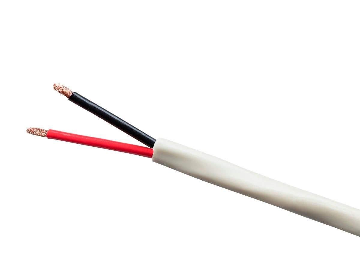 imageMonoprice 4 Conductor Speaker Wire Burial Rated Outdoor Compatible Water Resistant Jacket With Color Coded 100 Pure Bare OxygenFree Copper Conductors 14AWG 250 Feet Gray14AWG