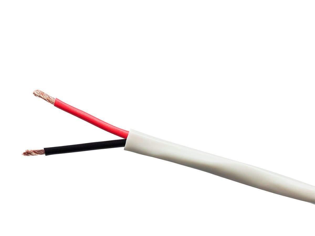 imageMonoprice 4 Conductor Speaker Wire Burial Rated Outdoor Compatible Water Resistant Jacket With Color Coded 100 Pure Bare OxygenFree Copper Conductors 14AWG 250 Feet Gray4Conductor