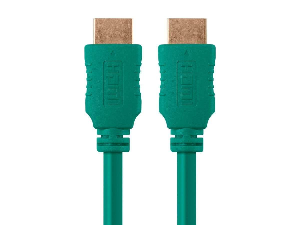 imageMonoprice 4K High Speed HDMI Cable HDMI 20 4K60Hz HDR HDR10 Dolby Vision 18Gbps YUV 444 28AWG With Ferrite Cores 15 Feet Black 1 PackCable