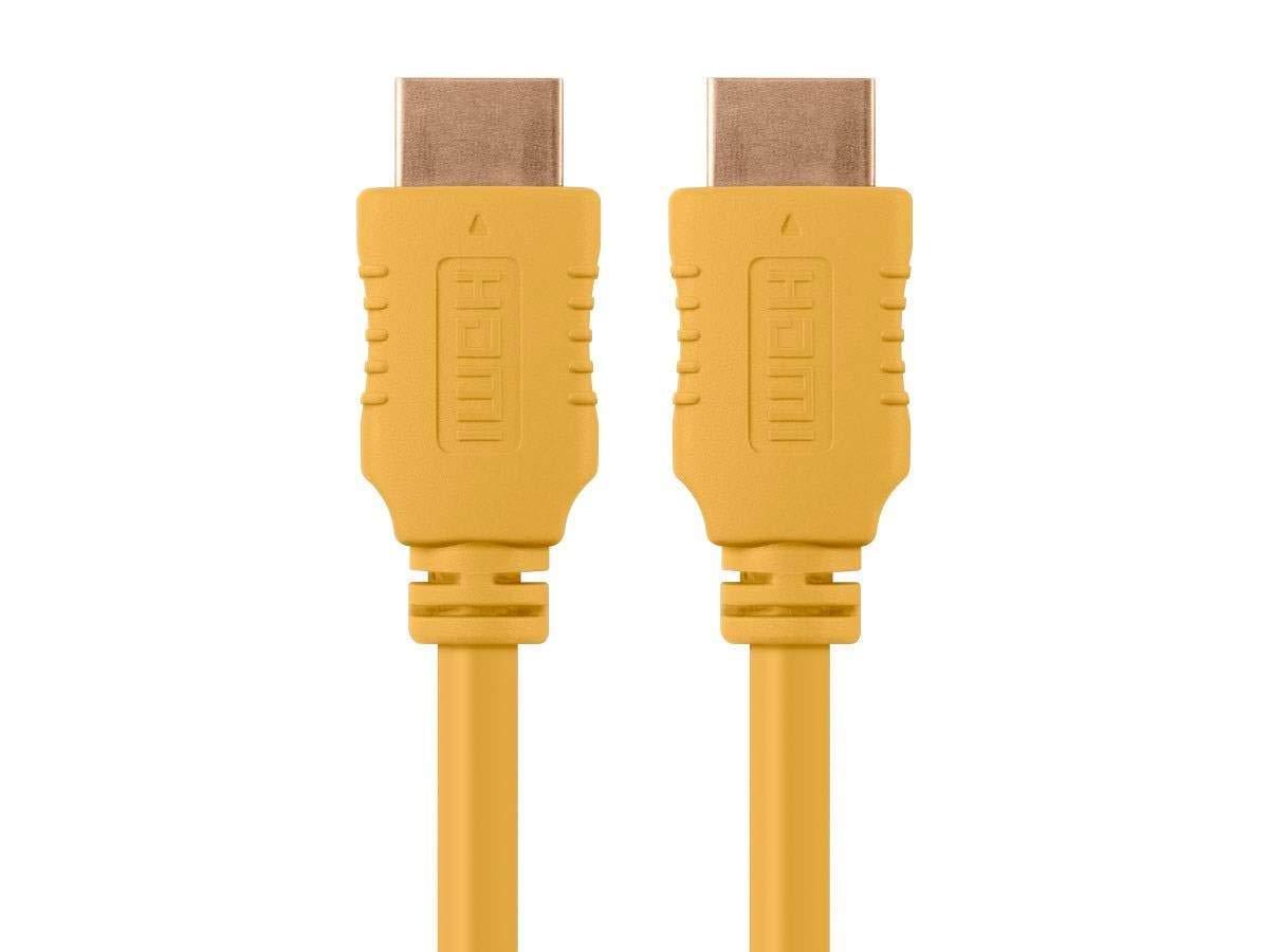 imageMonoprice 4K High Speed HDMI Cable HDMI 20 4K60Hz HDR HDR10 Dolby Vision 18Gbps YUV 444 28AWG With Ferrite Cores 15 Feet Black 1 PackCable