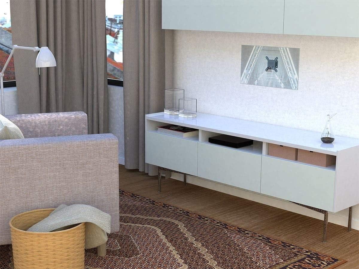 imageMonoprice Commercial Fixed TV Wall Mount Bracket Antitheft for 32quot to 55quot TVs up to 99lbs Max VESA 400x400 UL CertifiedSmall 10 26