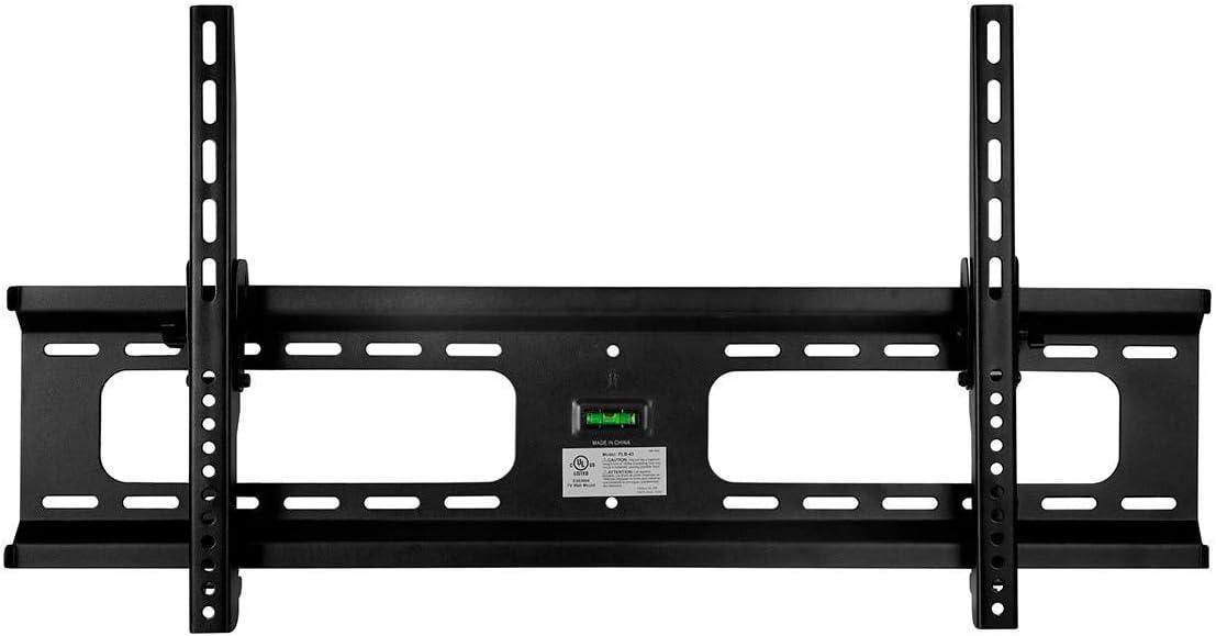 imageMonoprice Commercial Fixed TV Wall Mount Bracket Antitheft for 32quot to 55quot TVs up to 99lbs Max VESA 400x400 UL CertifiedXlg 37 70