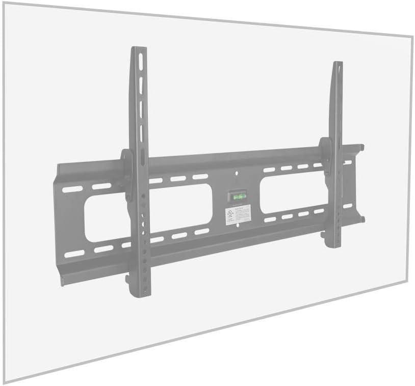 imageMonoprice Commercial Fixed TV Wall Mount Bracket Antitheft for 32quot to 55quot TVs up to 99lbs Max VESA 400x400 UL CertifiedXlg 37 70