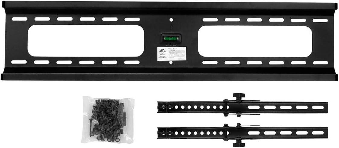 imageMonoprice Commercial Fixed TV Wall Mount Bracket Antitheft for 32quot to 55quot TVs up to 99lbs Max VESA 400x400 UL CertifiedXlg 37 70