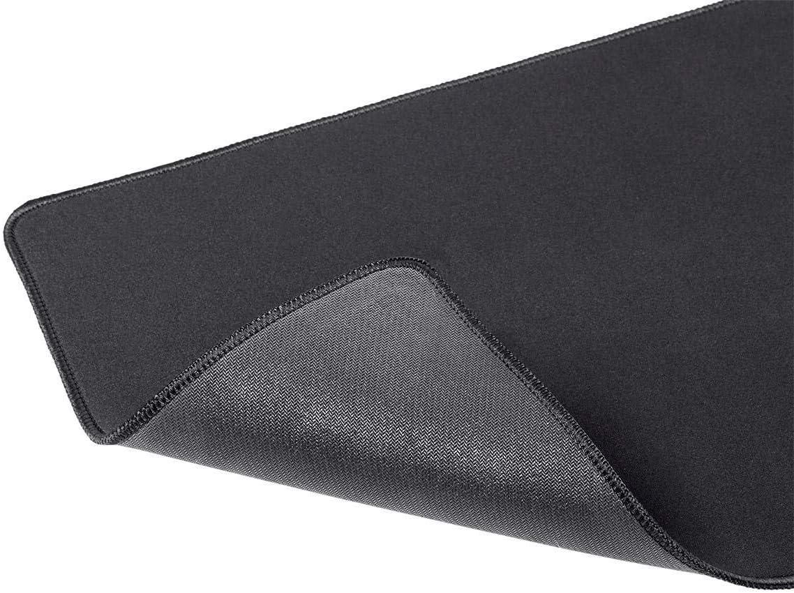 imageMonoprice Extra Wide Keyboard ampamp Mouse Pad NonSlip High Precision 36in x 12in 3mm Thick Black Workstream Collection