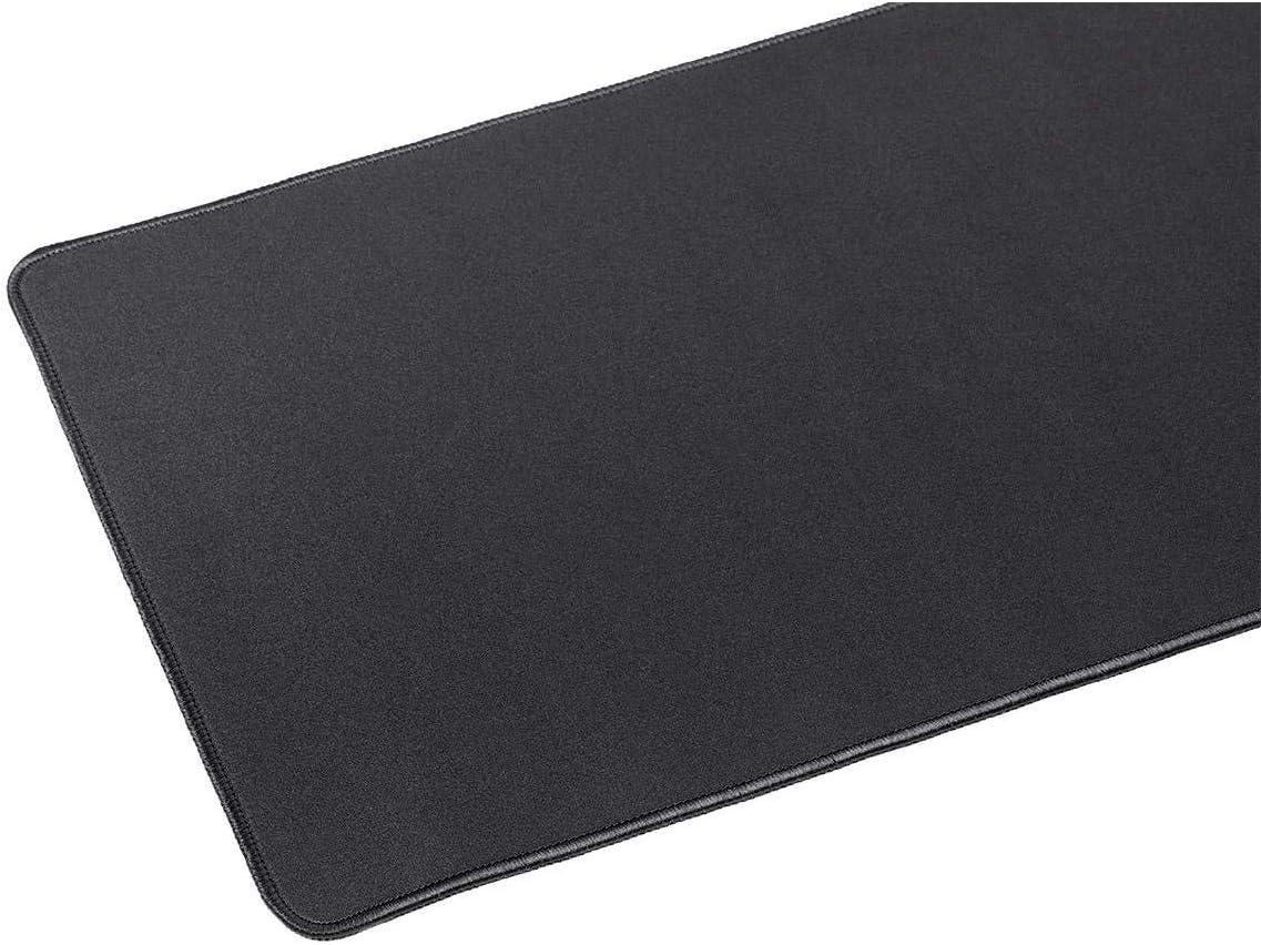 imageMonoprice Extra Wide Keyboard ampamp Mouse Pad NonSlip High Precision 36in x 12in 3mm Thick Black Workstream Collection
