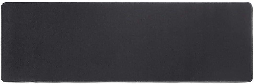 imageMonoprice Extra Wide Keyboard ampamp Mouse Pad NonSlip High Precision 36in x 12in 3mm Thick Black Workstream Collection