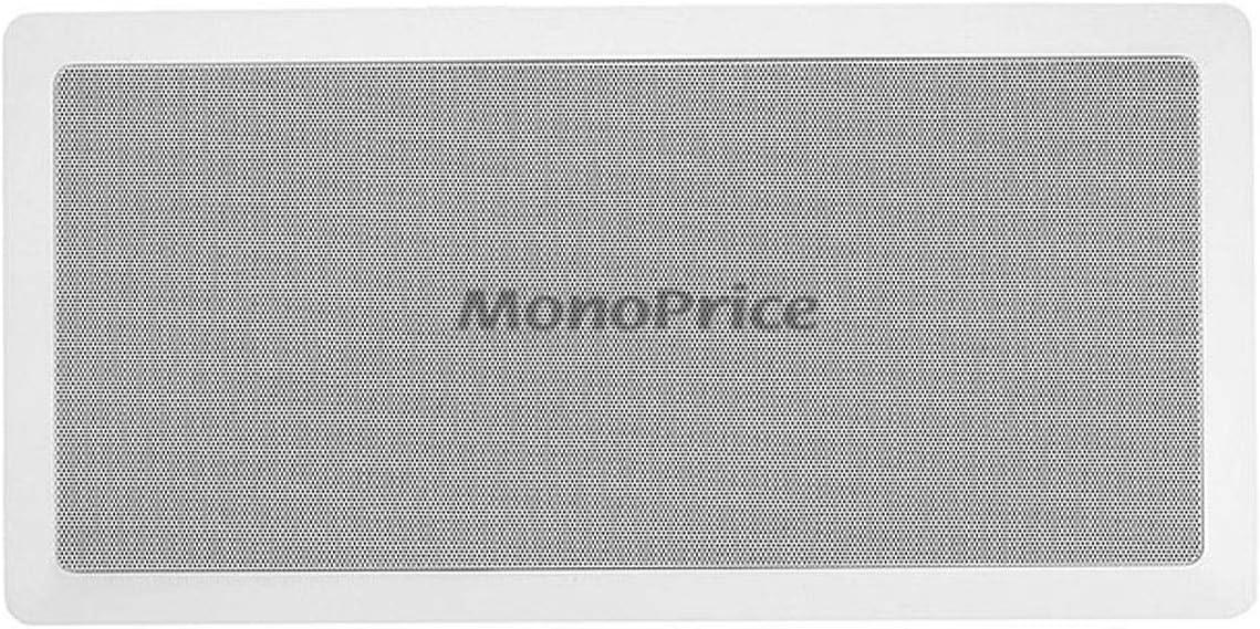 imageMonoprice Fiber InWall Speaker 10 Inch 300W Subwoofer Easy Installation And Paintable Grill Caliber SeriesCenter Channel