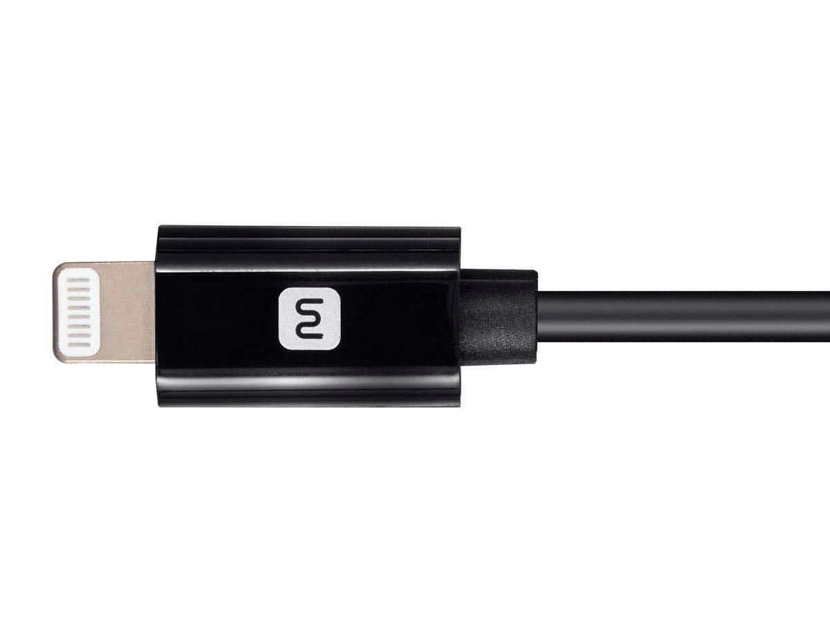 imageMonoprice Lightning to USBC Charging Cable Apple MFi Certified 15 Feet Black Essential SeriesBlack