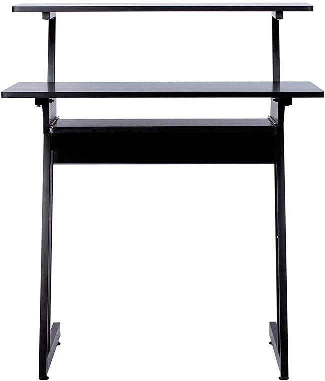imageMonoprice Recording Studio Desk  with Raised Platform and Keyboard Tray Black  Stage Right