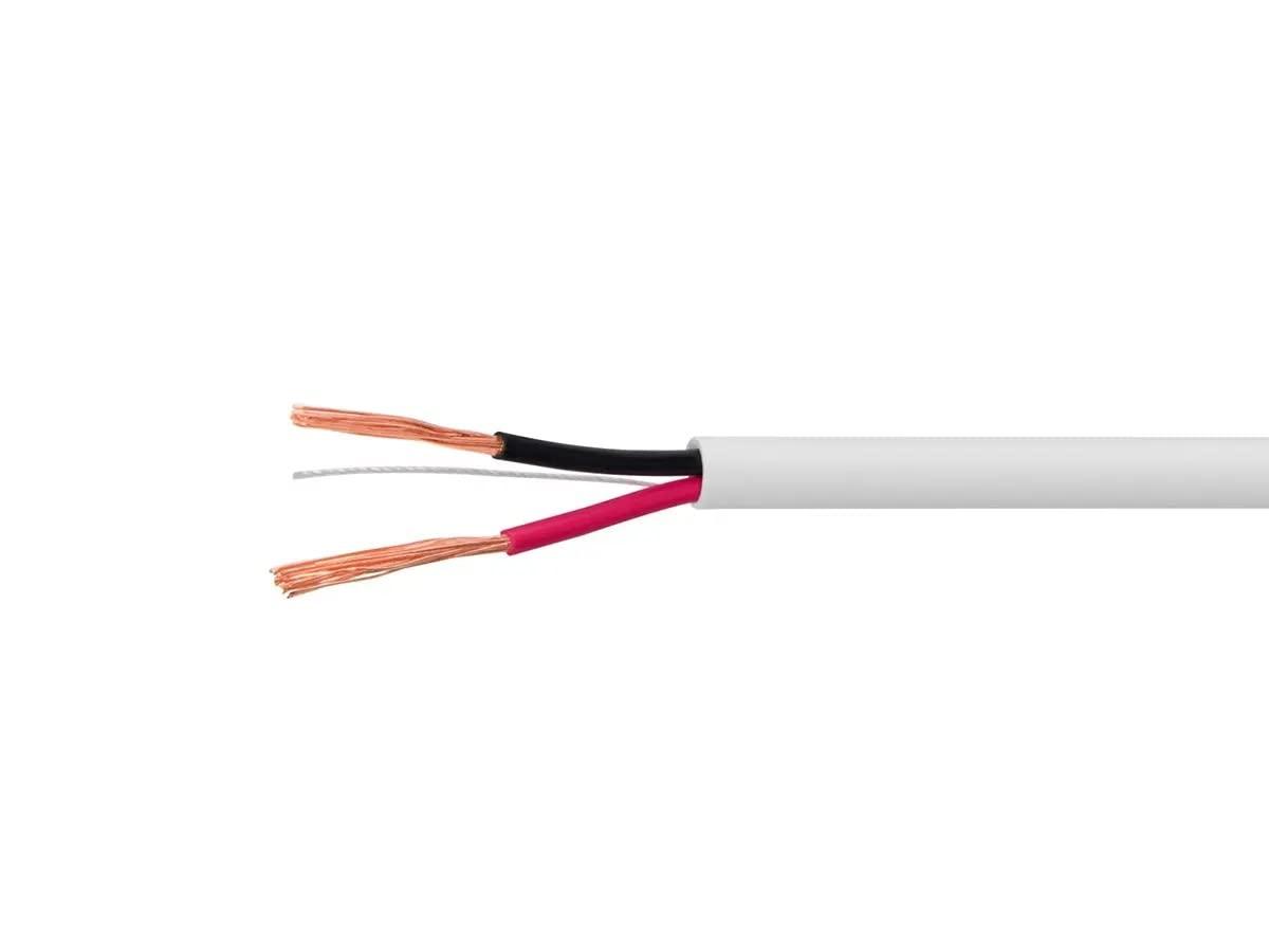 imageMonoprice Speaker Wire CL3 inWall Rated 2Conductor Color Coded 12AWG 250 Feet White16 AWG