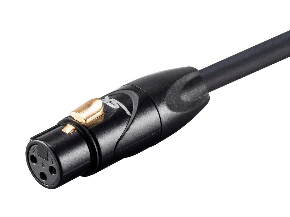 imageMonoprice XLR Male to XLR Female Cable 15 Feet 16AWG Gold Plated Microphone ampamp Interconnect Stage Right Series10ft