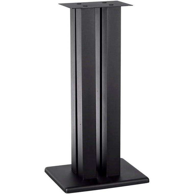 imageMonolith 24 Inch Speaker Stand Each  Supports 75 lbs Adjustable Spikes Compatible With Bose Polk Sony Yamaha Pioneer and others Black32 Inch